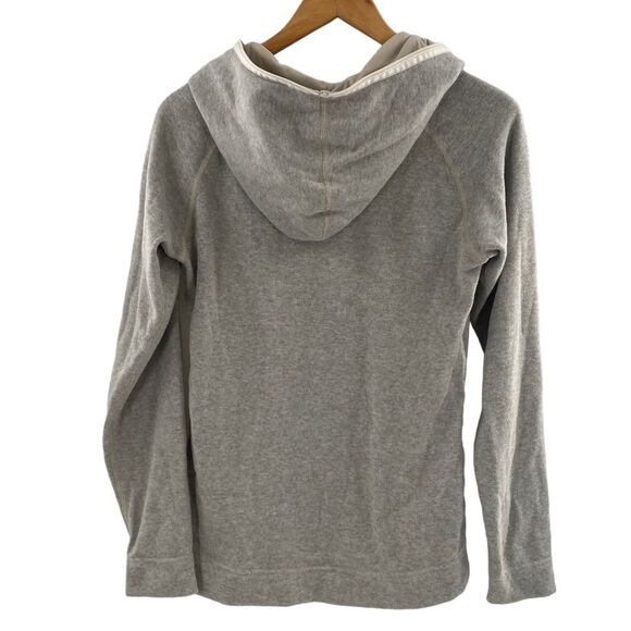 Kuhl Kashmira ¼ Zip Pullover Hoodie Size S Oatmeal‎ Gray Fleece Lined - Picture 4 of 8